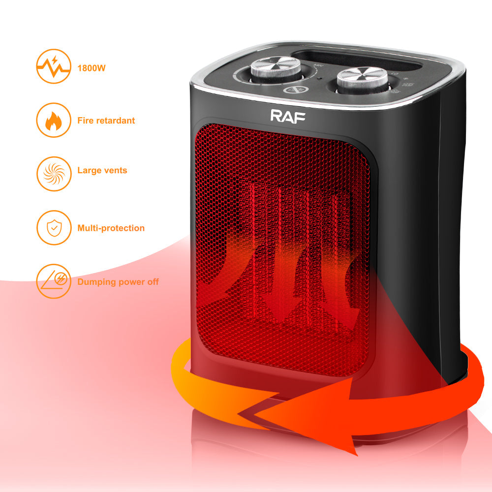 Electric Ceramic Fan Heater - fast and efficient heating Power Off Protection
